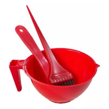 Imagem de Kit Tintura Pote Cumbuca Pincel Espátula Cabeleireiro - Barbershopp62,