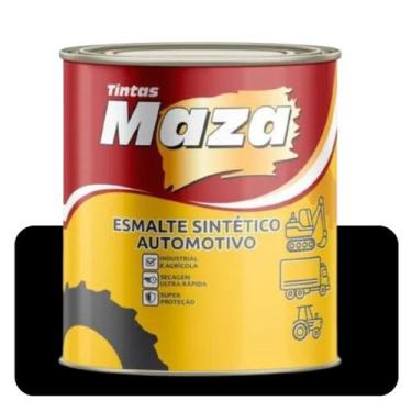 Imagem de Esmalte Automotivo Preto Chassi Semi Brilho 3,6L Industrial Agrícola 1