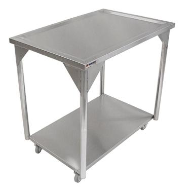 Imagem de Carrinho De Inox 2 Planos 90x60 Cm Metal Brey