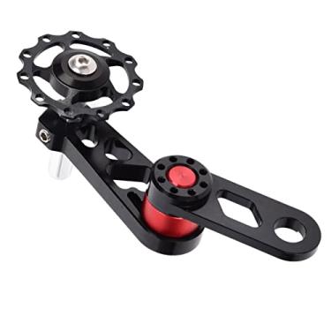 Imagem de Dobrar a Cadeia de Bicicleta Estabilizadora Traseira do Desviador Traseiro Guia do Tensor para Estabilidade da Corrente, Feita de Liga de Alumínio, Fácil Instalação e