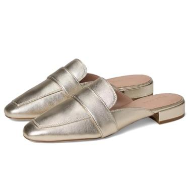 Imagem de Cole Haan Mocassim feminino Pasha Mules, Couro macio dourado, 35