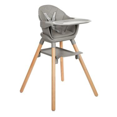 Imagem de Cadeira Refeicao 6 Em 1 Woody Grey (Cinza) - Kikka Boo