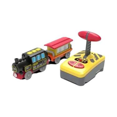 Imagem de Conjunto De Trem Elétrico RC Infantil, Brinquedo De Metal Fundido Para