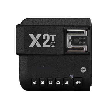 Imagem de Adesivo de flash de câmera antiarranhões para Godox X2T sem fio flash gatilho flash coat wrap película protetora corpo protetor capa de pele X 2T (preto fosco)