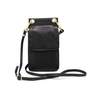 Imagem de Bolsa Feminina Transversal Modelo Priscila - Relicário (Preto)