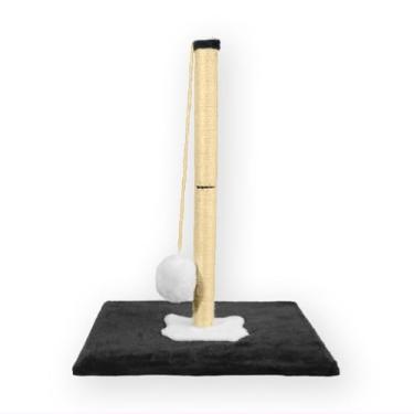 Imagem de Arranhador Para Gatos Poste G Torre Sisal com Bola de Pelucia (CHOCOLATE/BÊGE)