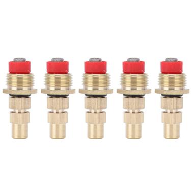 Imagem de QANYEGN Bico atomizador de roscas masculinas, pulverizador de irrigação ajustável, bico de pulverizador de jardim ajustável para jardins, gramados e estufas de estufas