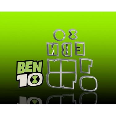 Imagem de Cortador Ben 10 Logo Modular Tamanho 7cm