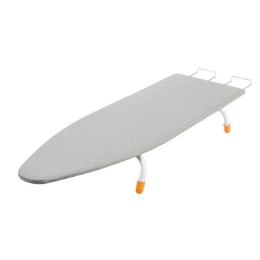 Imagem de Tábua de Passar Roupa Utimil Portátil com Suporte para Ferro – Branco/Cinza