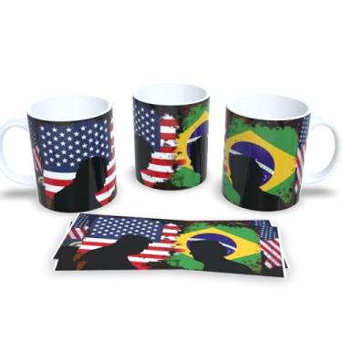 Imagem de Caneca Porcelana Memes Trump e Bolsonaro Super Memes (Mod.2)