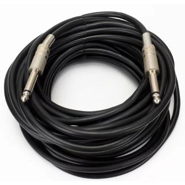 Imagem de Cabo Instrumento Musical E Microfone  P10 X P10 Metal 10m