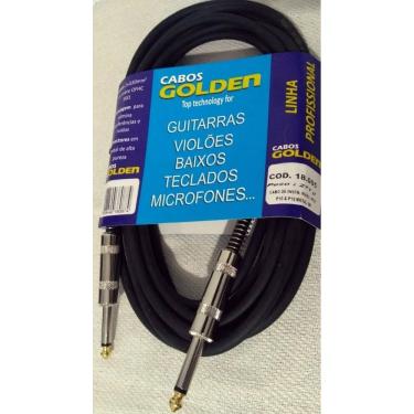 Imagem de Cabo Instrumento Musical Profissional P10 X P10 5m