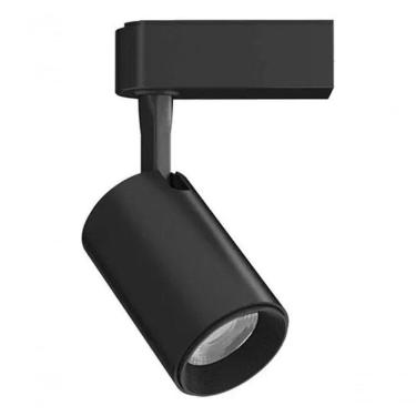 Imagem de Spot Trilho 7w Led Color Branco Frio Cor Produto Preto