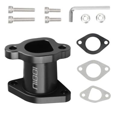 Imagem de NIBBI Coletor de admissão Predator 212, 212 Predator Performance Part Intake Pipe Inlet Manifold para Mini Bike Motor GX160 GX200 225RS (FL-Preto)