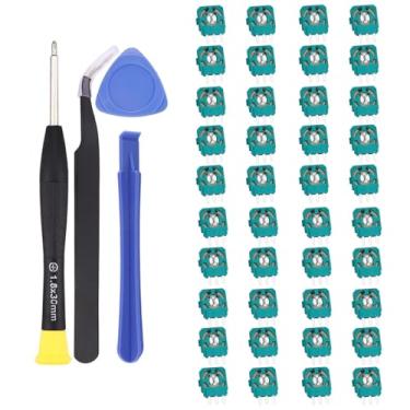 Imagem de COMZPLIFE 40 peças de substituição de potenciômetro de 2K3 Ohm para controle Dualsense PS5, sensor de módulo de controle para joystick analógico ALPS