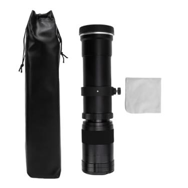 Imagem de Jectse Lente Telefoto de Câmera de 420-800mm Com Foco Manual, Abertura F8.3 para a Câmera RF Mount Mirrorless Ideal para Observação de Pássaros, Vida Selvagem e Fotografia de Paisagens (BLACK)