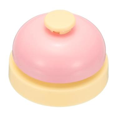 Imagem de PATIKIL Call Bell, 6,4 cm pequeno anel de serviço de mesa campainhas para recepção recepção balcão jantar bar hotel sala de aula, rosa, 1 pacote