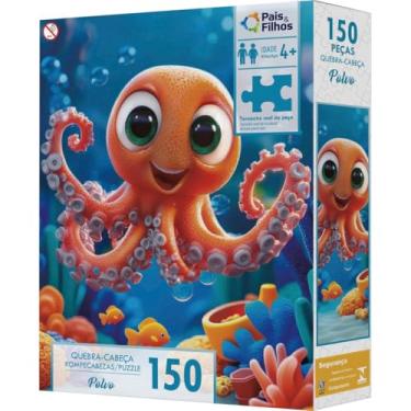 Imagem de Pais & Filhos - Quebra-Cabeça, 150 Peças, Polvo