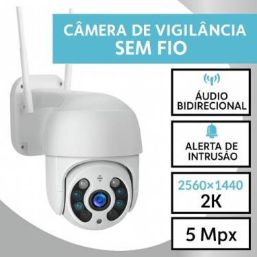 Imagem de Câmera Wifi IP Externa Full HD 1080p Monitoramento - ROMI