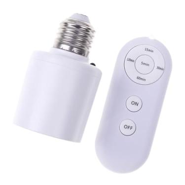 Imagem de Ｂｅｓｇａ Base adaptadora de controle remoto para lâmpada, interruptor inteligente, luminária, suporte para lâmpada, cozinha, lavanderia, despensa, porão