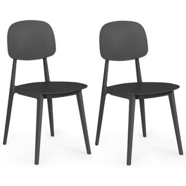 Imagem de Kit 2 Cadeiras Itália para Sala/cozinha em Polipropileno - Preto