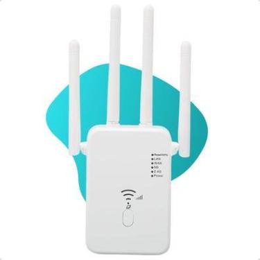Imagem de Repetidor 5G Amplificador 5G Extensor de sinal Wifi 5G 4 Antenas