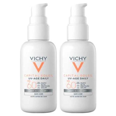 Imagem de Vichy UV-Age Daily Kit com 2 Unidades  Protetor Solar Facial FPS60, Ki