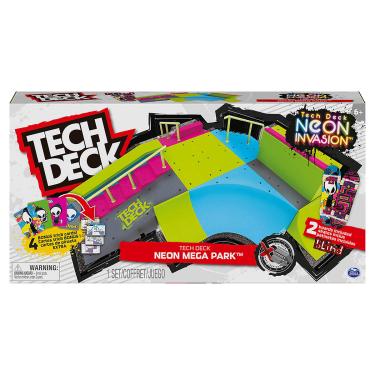 Imagem de Mega Rampa Skate De Dedo X-Connect Neon - Tech Deck