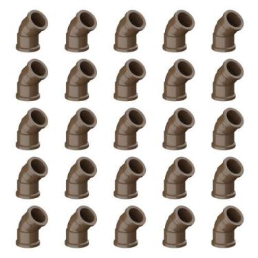 Imagem de Kit Com 25 Unidades Joelho Soldável 45º 50Mm Tigre - Tigre Pvc