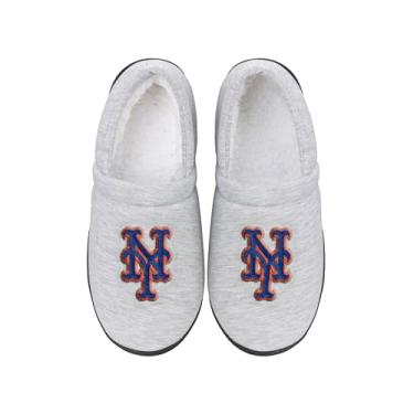 Imagem de FOCO - Moletom masculino MLB Team Big Logo Cinza Sherpa Mocassins Adulto, New York Mets, Large
