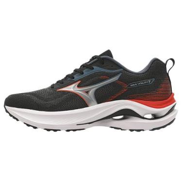 Imagem de Tênis de Corrida Mizuno Wave Vitality 7 Masculino, Preto, 39