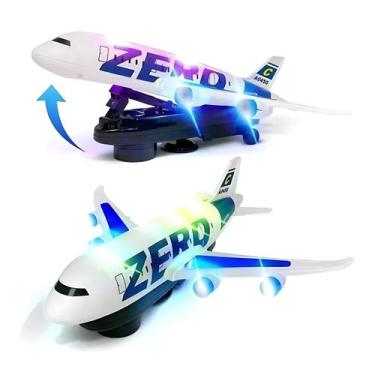 Imagem de Brinquedo Avião Air Luzes LED, Sons de Avião e Ação de Movimento - Ban