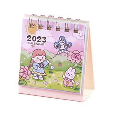 Imagem de AAPIE Calendário de mesa 2023 calendário de mesa 2023-2024 2023 calendário de mesa calendário de mesa transparente impresso material de escritório