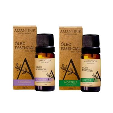 Imagem de Kit Óleo Essencial Lavanda e Hortelã Pimenta Amantikir