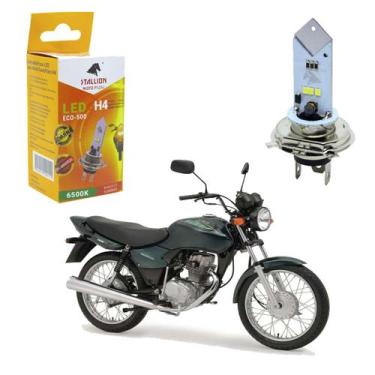 Imagem de Lampada H4 Led Eco 6500K Moto Honda Cg 125 Titan 2000 2001 2002 2003 2