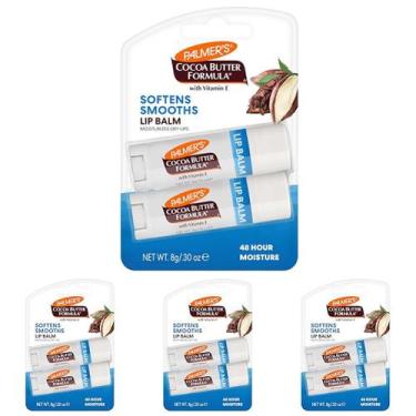 Imagem de Bálsamo labial Palmer's Cocoa Butter Formula SPF 15, pacote 2x4