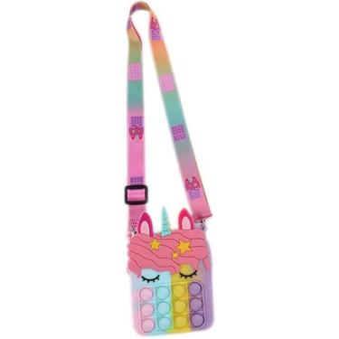 Imagem de Brinquedos sensoriais Fidget Pop Bubble, material escolar para meninas