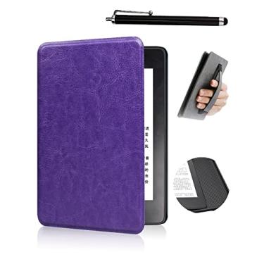 Imagem de Capa para Kindle Paperwhite Geração (2012-2015) Modelo C2V2L3/RS23CV) - Função de despertar inteligente, com caneta incluída, alça de mão-Purple