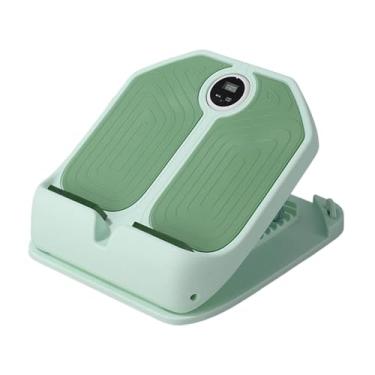 Imagem de UGPLM Prancha de alongamento de panturrilhas com 13 níveis ajustáveis ​​com temporizador, prancha inclinada portátil dobrável, maca de panturrilhas para, Verde