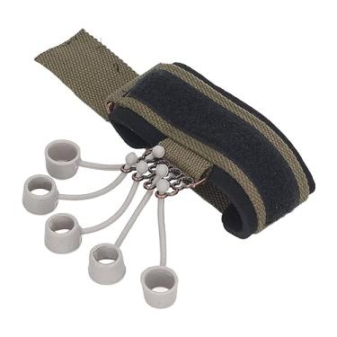 Imagem de Generic Força de Alcance à Mão, Alta Elasticidade do Treinador do Treinador de Resistência à Aderência Melhora a Flexibilidade 5 Anéis Substituíveis para o Exterior (20 libras vermelhas)