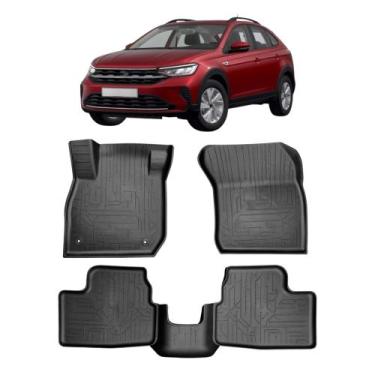 Imagem de Tapete tipo Bandeja 4P Preto modelo Nivus 2020 em diante c/ 5 Peças Gr