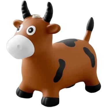 Imagem de Cavalinho Touro Pula Pula Cavalinho Upa Upa Inflável com Som Divertido para Meninos