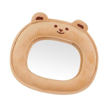 Imagem de Generic Espelho retrovisor para carro de bebê, à prova de vibração, fácil de instalar, prático e essencial, acessórios automotivos profissionais, à prova de, Urso