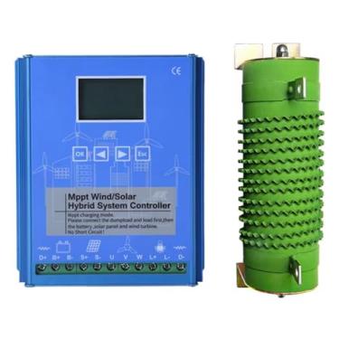 Imagem de 24v,HYZHANHONG Controlador de Sistema Híbrido Eólico/Solar MPPT 12V 24V 48V 12000W, Gestor de Carga de Energia Renovável Multivolt com Ecrã LCD