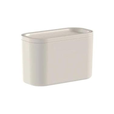 Imagem de Lixeira de Bancada Basculante 1L Bold Bege Fechado LX120BGF - Ou