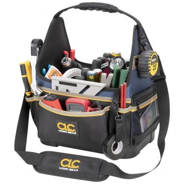 Imagem de Bolsa de Ferramentas Organizadora com 13 Compartimentos, CUSTOM LEATHERCRAFT PB1531, Preto
