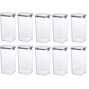 Imagem de Kit 10 Pote Hermético Coza Lock 1,5L - Prático e Versátil