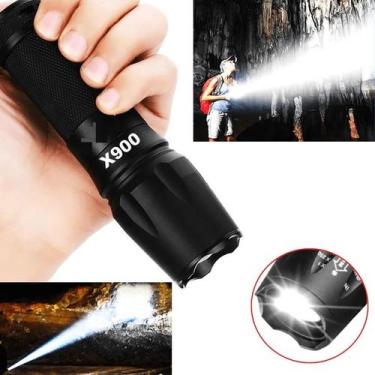 Imagem de Lanterna x-900 Led Super Potente Recarregável Luz Branca - ESB
