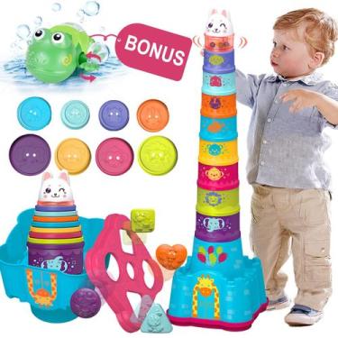 Imagem de Stacking Toys LtKfffdp Baby para crianças de 1 a 3 anos com classifica