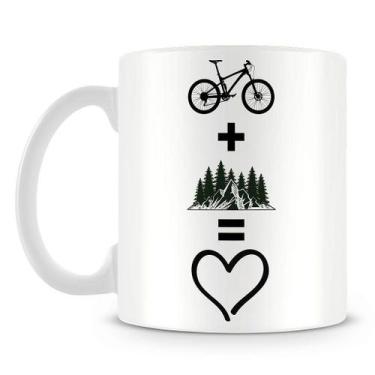 Imagem de Caneca Personalizada Andar de Bike é Paixão - Porcelana de Alto Brilho